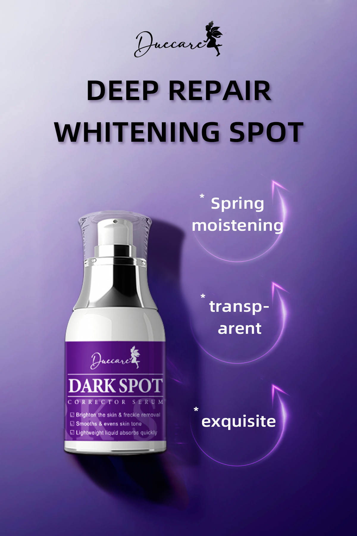 Due Care Dark Spot Corrector Serum & diminish hyperpigmentation with Skin whitening Effect