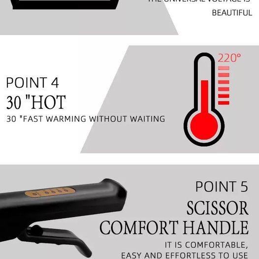 50% off Special Deal on Ceramic Tourmaline Ionic Flat Iron Hair Straightener