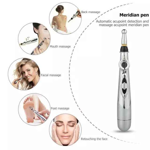 Acupuncture Pen, Electronic Pain Relief Therapy, Meridian Energy Massager Pen Self Massage Tools Muscle Healing
