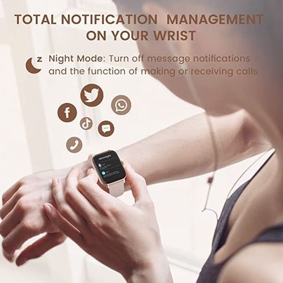 Hot Sale Smartwatch for Women's Waterproof BT Call Smart Watch Big Screen