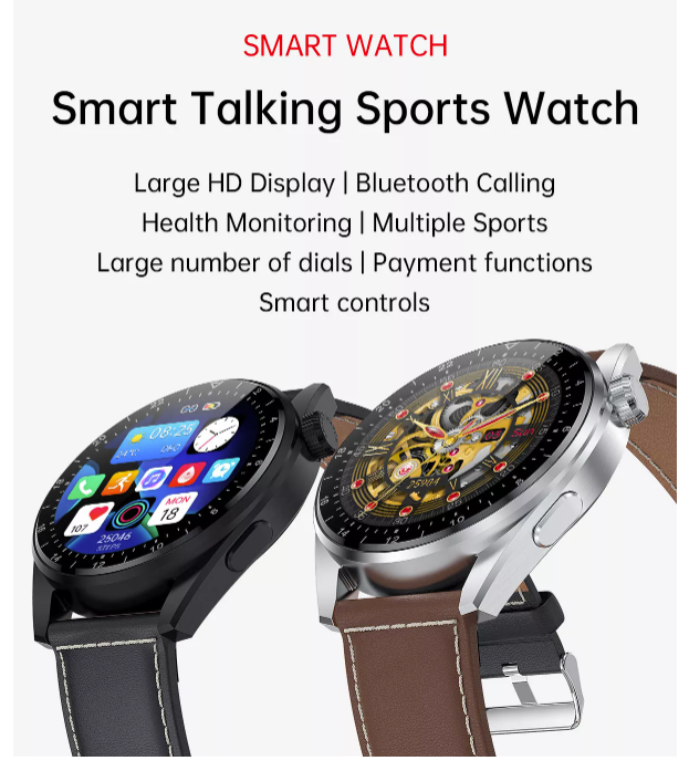 Men's Smart Watch in Gorgeous Smart Look HK Active Pro Smart Watch with Calling Feature