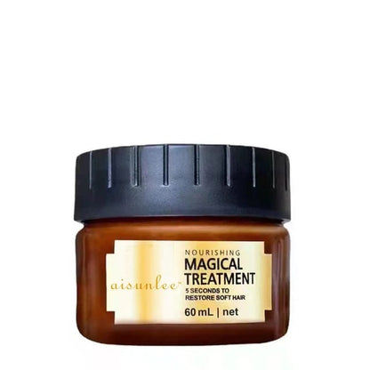 Traitement revitalisant magique à la kératine pour cheveux abîmés avec vitamines réparant les cheveux comme les soins en salon