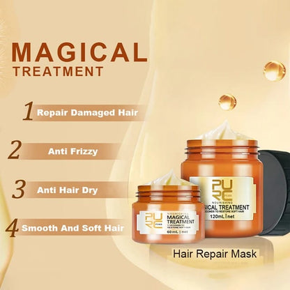 Magical Keratin Hair Conditioner Treatment for Damaged Hair  with Vitamins Repair  Hair like  Salon Care