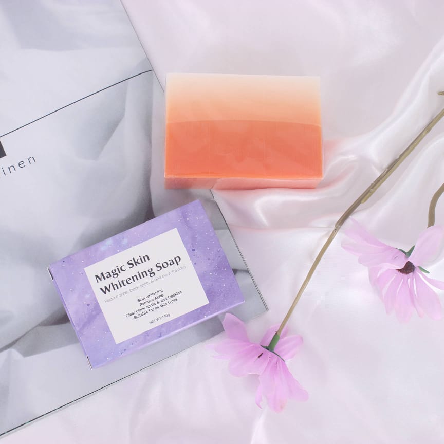 Suchen Sie nach einer natürlichen Möglichkeit, Ihre Haut aufzuhellen? Magic Skin Whitening Soap ist die perfekte Lösung! .Due Care Magic Skin Whitening Soap