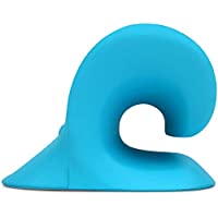 Neck and Shoulder Relaxer, Cervical Traction Device for TMJ Pain Relief and Cervical Spine Alignment, Chiropractic Pillow Neck Stretcher(Blue)