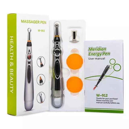 Acupuncture Pen, Electronic Pain Relief Therapy, Meridian Energy Massager Pen Self Massage Tools Muscle Healing