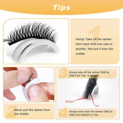 REUSABLE SELF-ADHESIVE EYELASHES, NO GLUE NEEDED