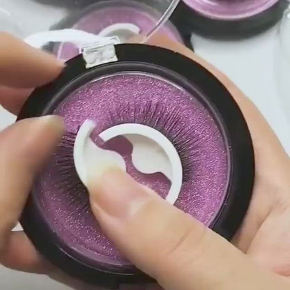 REUSABLE SELF-ADHESIVE EYELASHES, NO GLUE NEEDED