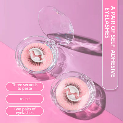 REUSABLE SELF-ADHESIVE EYELASHES, NO GLUE NEEDED