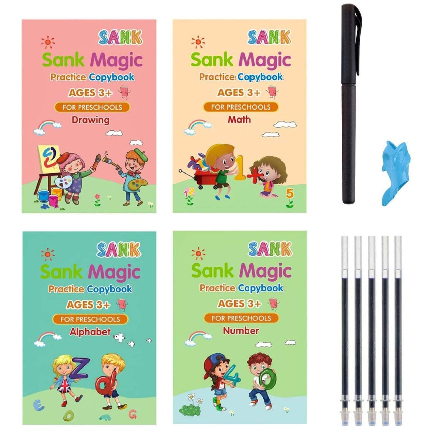 Magic books for kids from age 3 to 5 ( Preschool )