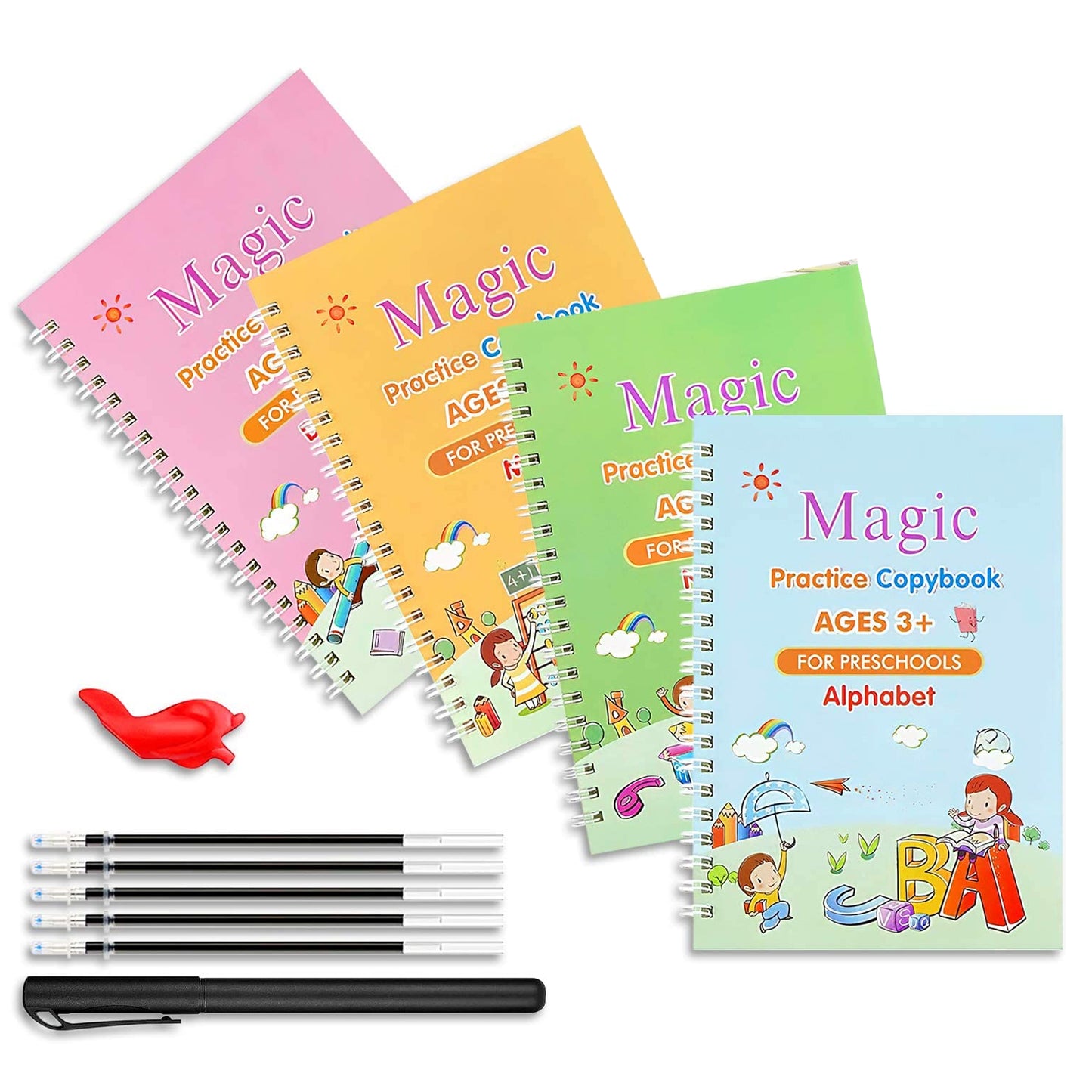 Magic books for kids from age 3 to 5 ( Preschool )