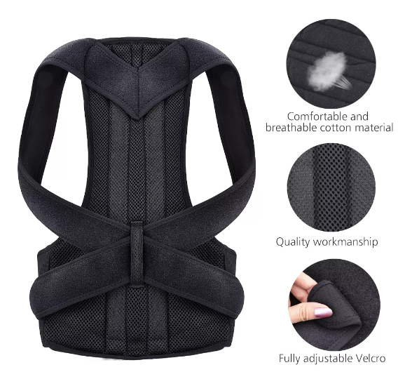 Correcteur de Posture réglable pour la colonne vertébrale, Protection du dos et des épaules, ceinture thérapeutique de Correction de Posture